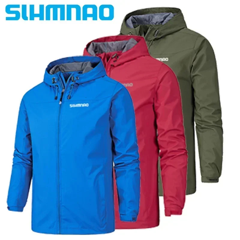mens Autumn/Winter Jacket Motorcycle windproof jacket Mountaineering jacket Waterproof fishing raincoat casual coat 251204