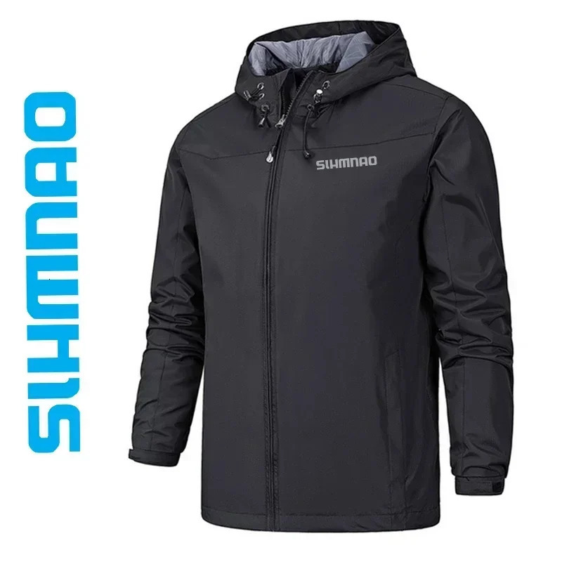 mens Autumn/Winter Jacket Motorcycle windproof jacket Mountaineering jacket Waterproof fishing raincoat casual coat 251204