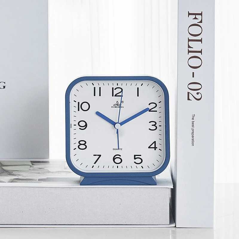 6 Colors Desk Alarm Clock Bedside Clock Quartz Clock Kids Student Alarm Clock Classic Small Alarm Clock for Home Office Decor M251205 - view 4