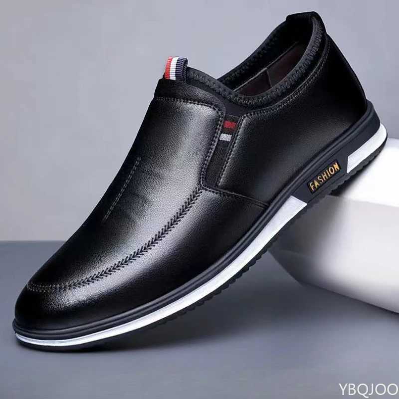 New Business Leather Shoes Trendy casual Mens shoes Fashion comfortable lazy Flats Male lightweight driving shoe Zapatos Homme W251205