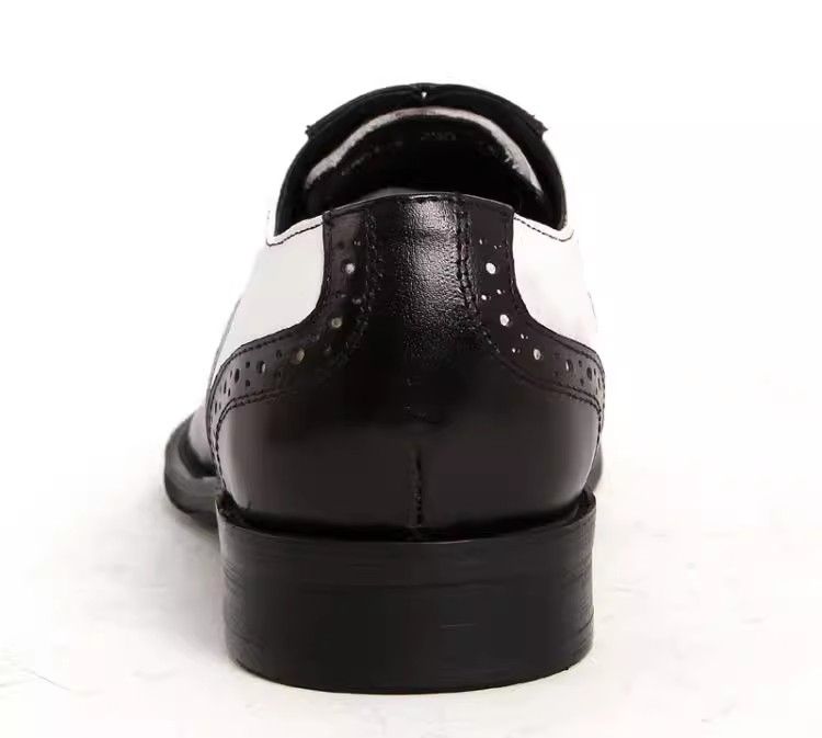 Handcrafted Premium Leather Oxford Shoes for Men - Stylish Laced-Up Footwear