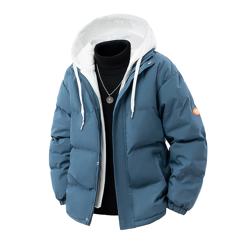 2025 New Arrival High-Quality Stylish Winter Two-Piece-Look Cotton Coat for Men: Down-Cotton Padded Jacket, Winter Quilted Outerwear
