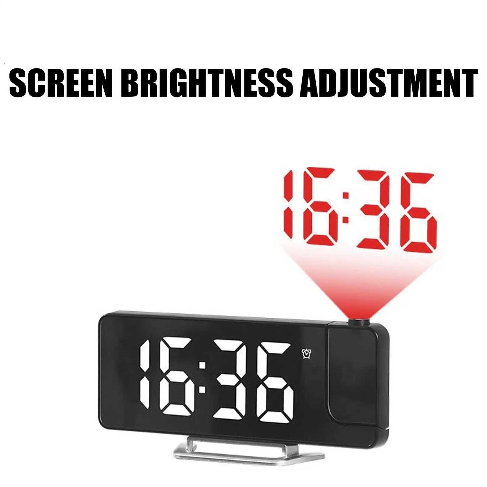 Projection Alarm Clock Multifunction Intelligent Luminous Clock Bedroom Large Screen Digital Clock Celling Projector M251205 - view 5