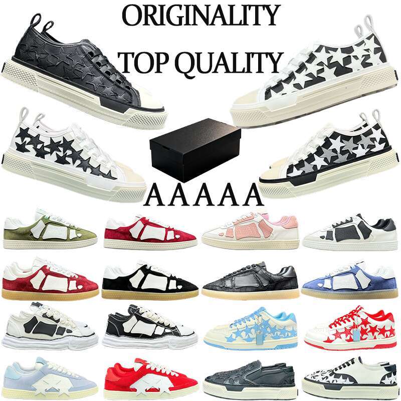 AAAAA Top Quality Am Court Designer Classic Couple Shoes Canvas Sneaker Court Trainer Men Women Shoes Platform Rubber High Top Low Top Shoes Various Styles Size 35-46