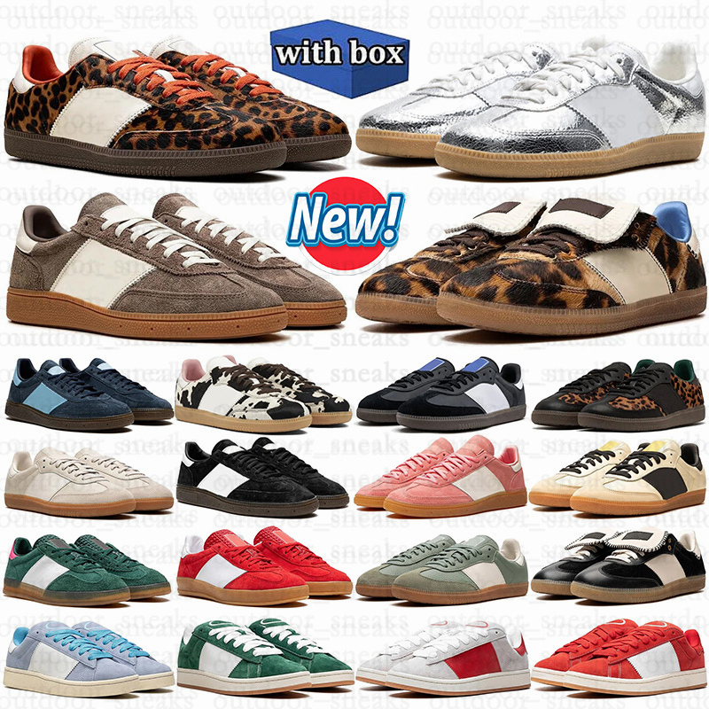 with box free shipping shoe designer vegan og sneakers casual shoes Black White Gum Nylon Silver leather Red cream orange trainers outdoor sport sneaker