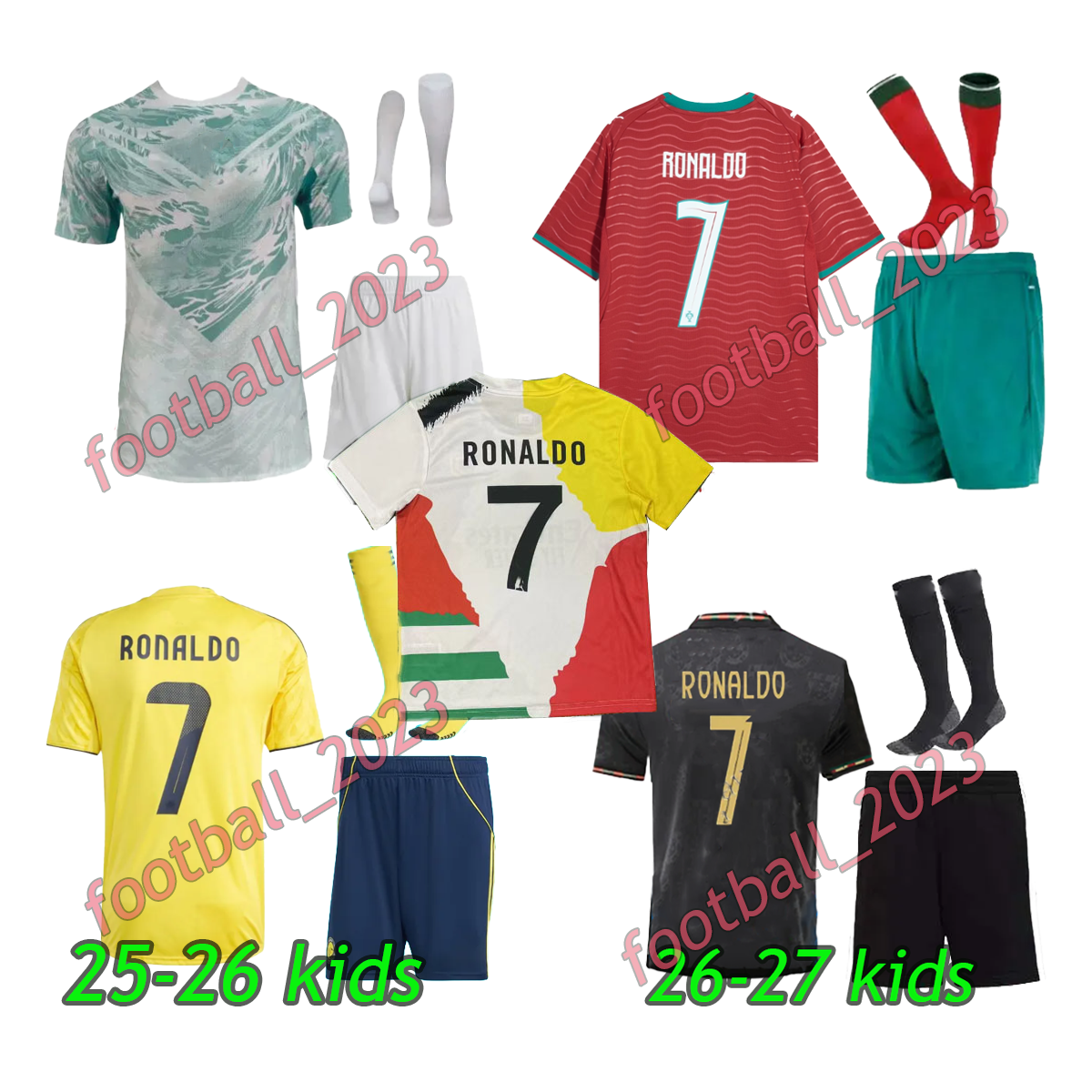 25 26 27 RONALDO football shirt al nassr soccer jersey 2025 2026 kids football kit RONALDO shirt