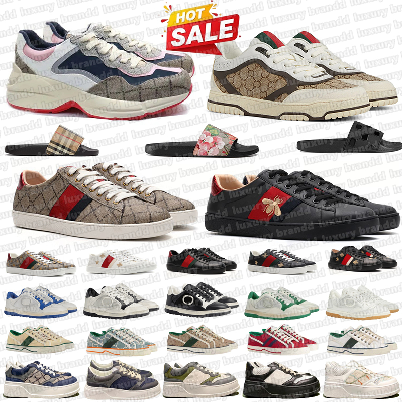 TOP Designer shoes Multicolor Sneakers Beige Men Trainers Vintage Ladies casual leather Shoes Women's Sneaker size 35-46