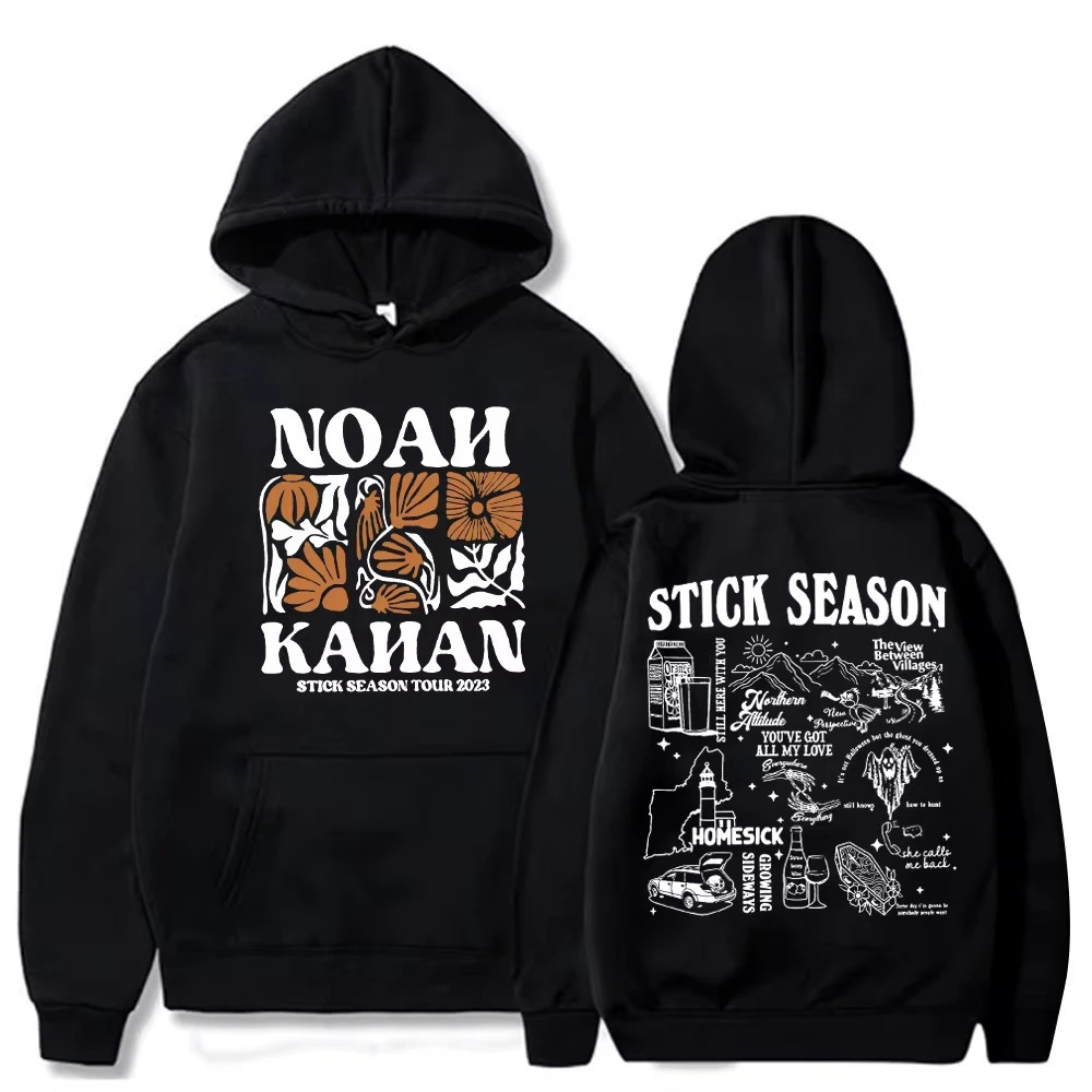 Noah Kahan Stick Season Tour Merch Gift Fans Hoodies Pullover Tops Streetwear Unisex Pullover Oversized Fashion Sweatshirts251129