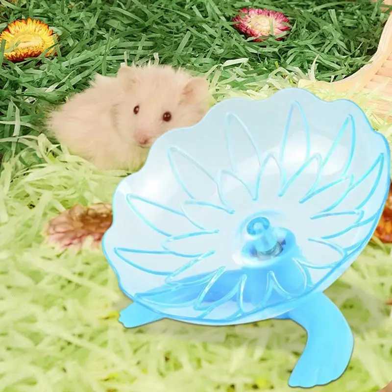 Silent Hamster Wheel Hamster Running Wheels Mice Cage Accessories Stable Transparent Jogging Spinner Pet Enrichment For Ferret M251205