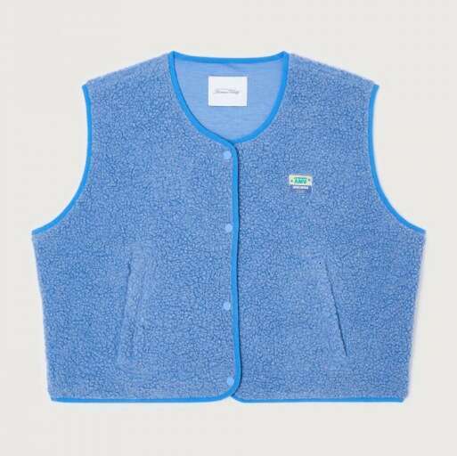 European And American Cross-Border Autumn Women's Fashion Elegant Temperament Lamb Wool Single-Breasted Pocket Sleeveless Vest B1