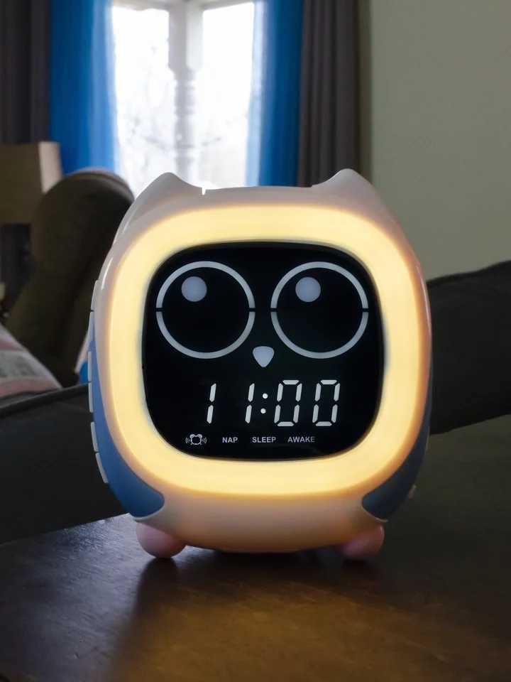 Addo Kids Alarm Clock Sunrise Sleep Trainer Bluetooth MUsic White Noise Owl Design Model iTOMA CKS912 M251205 - view 6