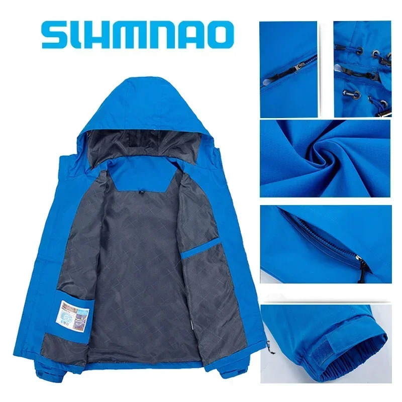 mens Autumn/Winter Jacket Motorcycle windproof jacket Mountaineering jacket Waterproof fishing raincoat casual coat 251204