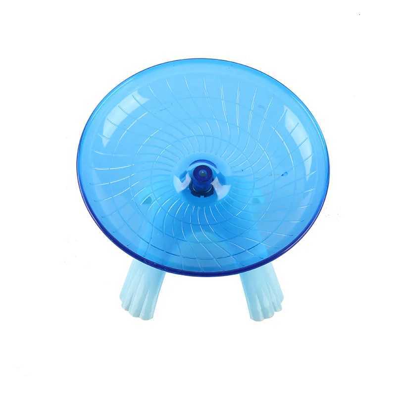 Pet Hamster Flying Saucer Toy Exercise Squirrel Wheel Mouse Running Disc Rat Toys Cage Small Animal Hamster Accessories M251205