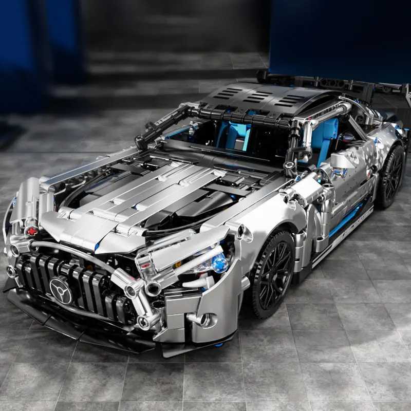 1466 PCS Racing Car Building Blocks Set 114 Scale Sports Vehicle Model Kit for Adults Toys for Boys Birthday Gifts J251205