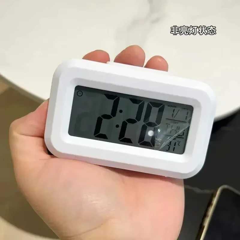 LED Digital Alarm Clock Backlight Snooze Data Time Calendar Desktop Multifunction Electronic Backlight Table Clock M251205 - view 4