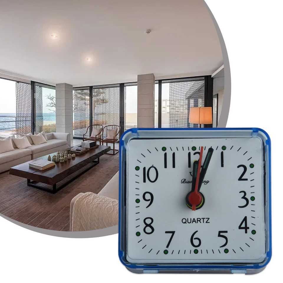 Compact Battery Operated Small Alarm Clock for Bedside Use Quartz Movement with Beeping For Wake Up Sound Easy Read M251205 - view 6