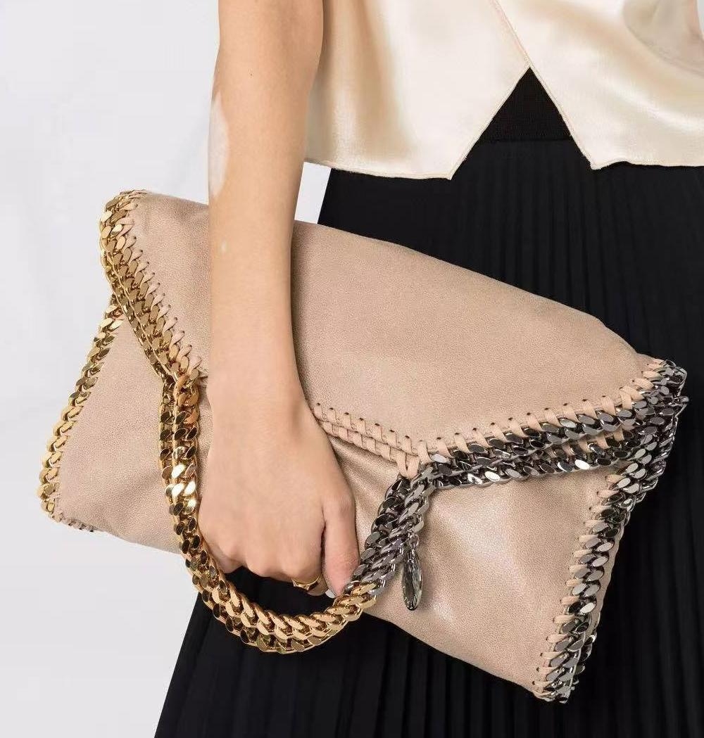 Falabella Designer Woman Shoulder Bag Metal Chain Lady Handbag Crossbody Bag Tote Bag High Quality Leather Shopping Bag Luxury Mini Bag