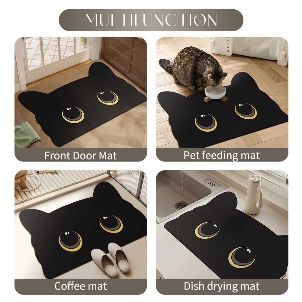 Creamy style Bathroom Diatom Mud Floor Mat Toilet Non-slip Foot Mat Household Water Absorption Quick Drying Anti-drop Sof H251205