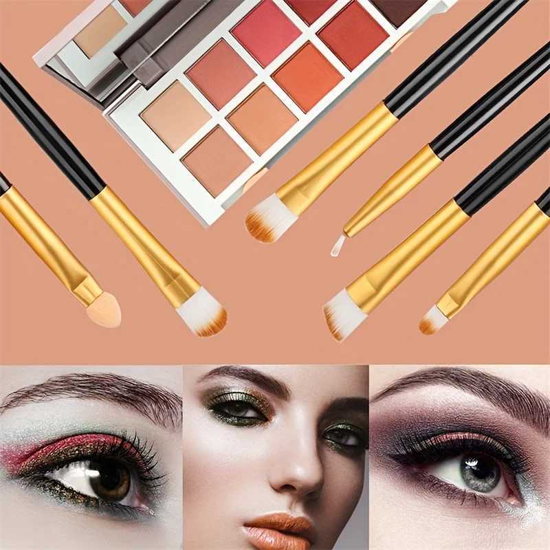 8/22/34Pcs Makeup Brush Set Portable Soft Eyeshadow Brushes Powder Foundation Brush Multipurpose Blending Cosmetic Beauty ToolT251205