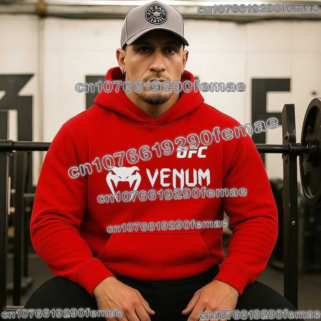 High Quty Trending 2026 MMA Men Cotton Hoodie Loose Fit Soft Comfortable Sweatshirt Gym Training Boxing Fighting Sportswear X251205