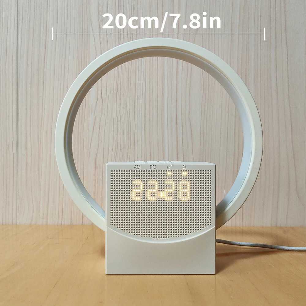 Sunrise Simulation Alarm Clock with Bluetooth Speaker White Noise Machine LED Desk Night Light Home Office Decor for Bedroom M251205 - view 7