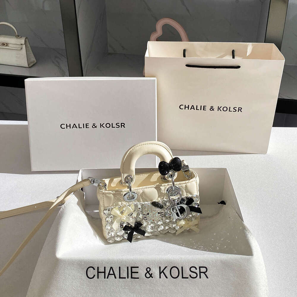 Dropshipping Niche Diamond Cat 2025 New High-end Mini Princess Diana Bag Wholesale dh4445035JY