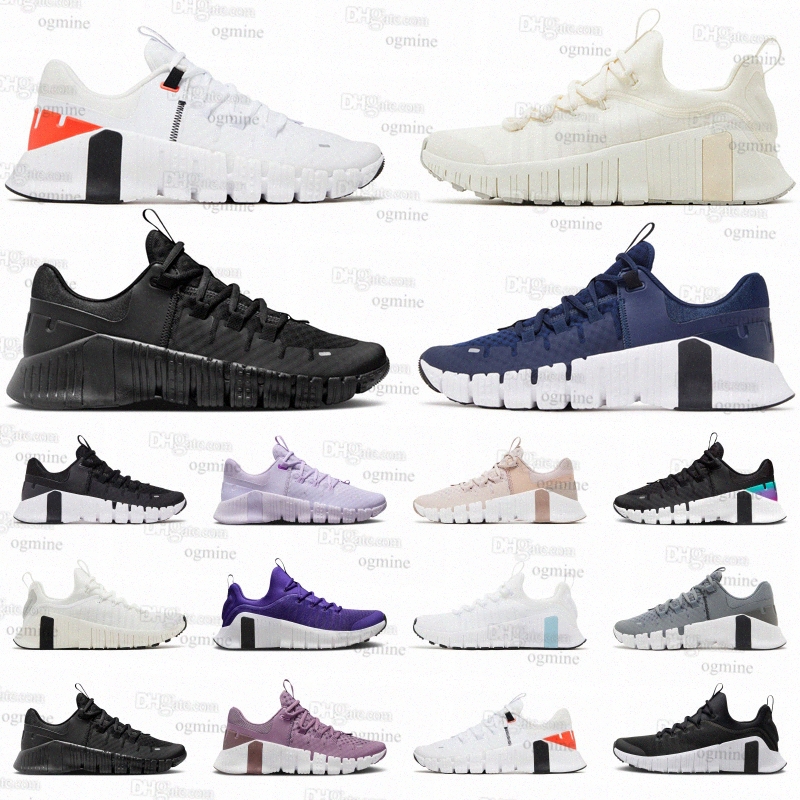 Free Metcon 5 6 Marathon Running Shoes Men's Women's Trainers Smoke Grey Pink Oxford Triple Black White Leopard Outdoor Sneakers SportsCa26#