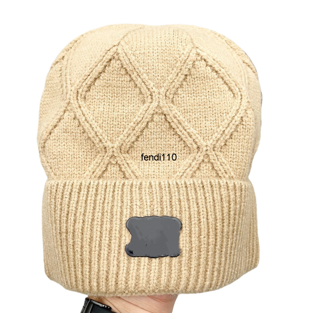 Beanie/Skull Caps sollid beanie bonnet luxe designer beanie hat brown beanies hats winter hat beanie luxury beanie Beanie designer hat men cap bobble hat polo beanie