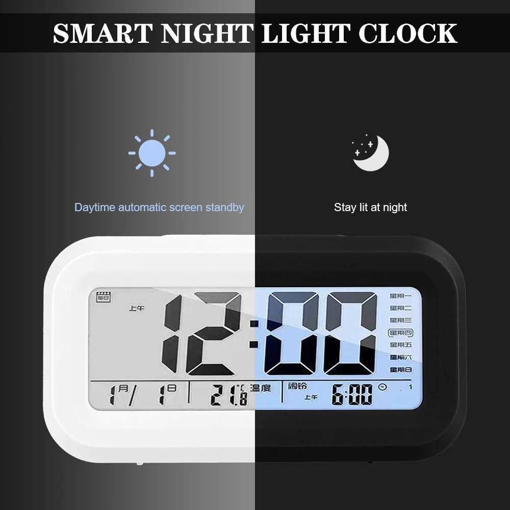 LED Digital Alarm Clock for Office Simple Clocks Home Bedroom Desktop Mini Electronic Clocks Desk Clock M251205 - view 6