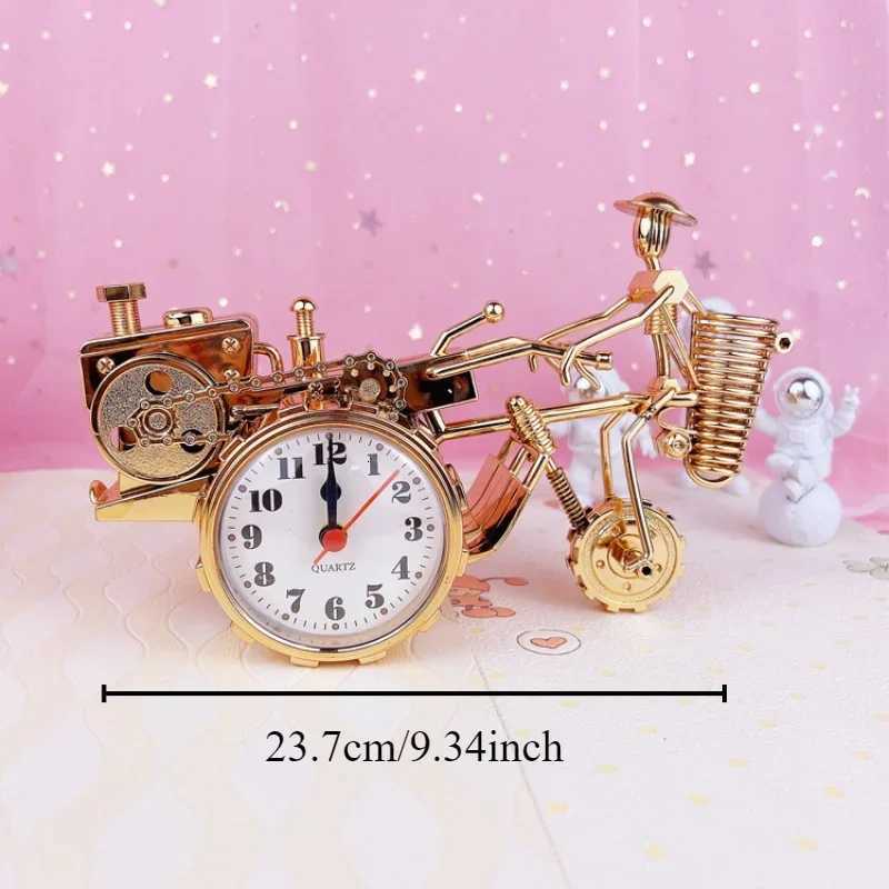 Tractor Model Alarm Clock Pen Holder Creative Retro Alarm Clock Ornaments Childrens Gift Alarm Clock Figurines Miniatures M251205 - view 4