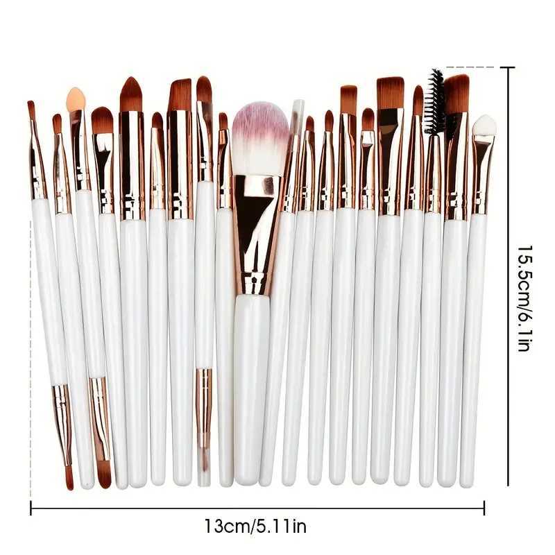 20pcs Eye Makeup Brushes Full Set of Eye Shadow Makeup Tools Popular Eyeliner BrushT251205