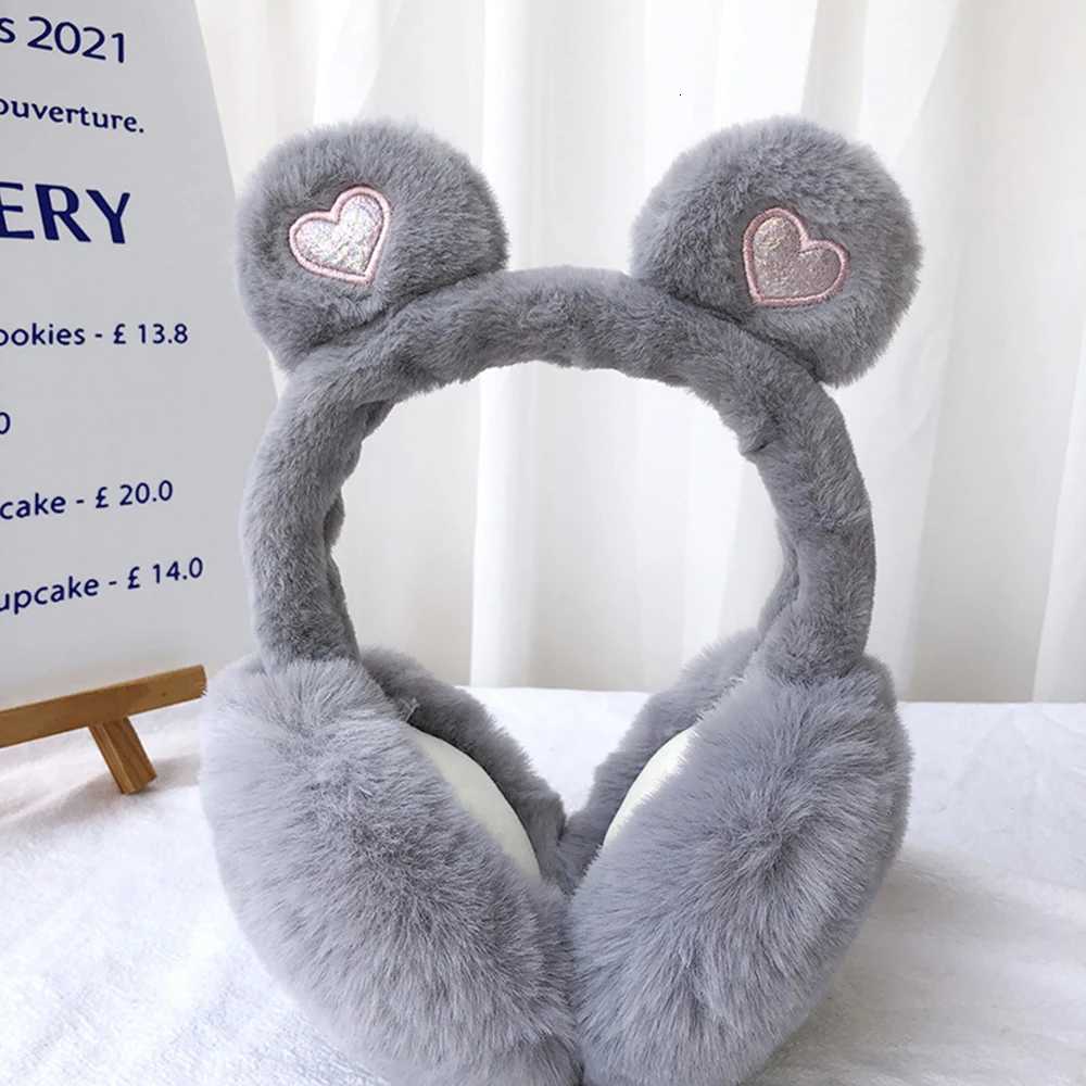 New Cute Cat Ear Warmers Glitter Ears Plush Earmuffs Winter Warm Women Ear Flap Lovely Girls Ear Muffs Cold Protection Ear CoverXJ251205 - view 5