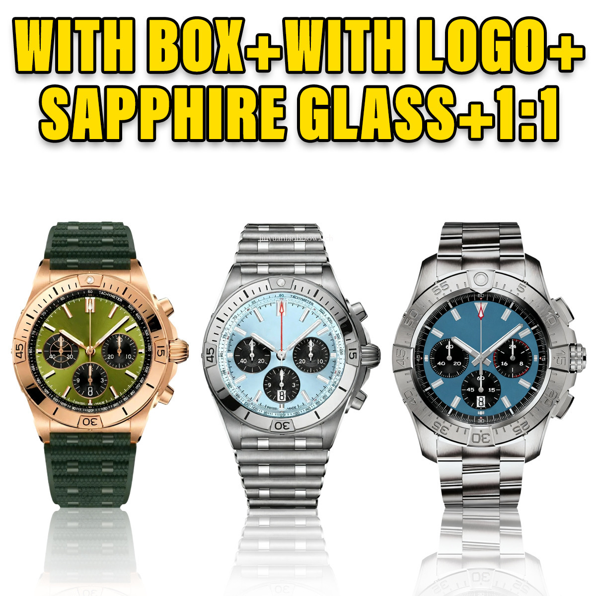 Breitlnglies Watch Navitime Designer Elegant Mens Timepiece Watch Man High Quality Chronograph Leather Bands Watch Movement Automatic Quartz Watch With Box f233