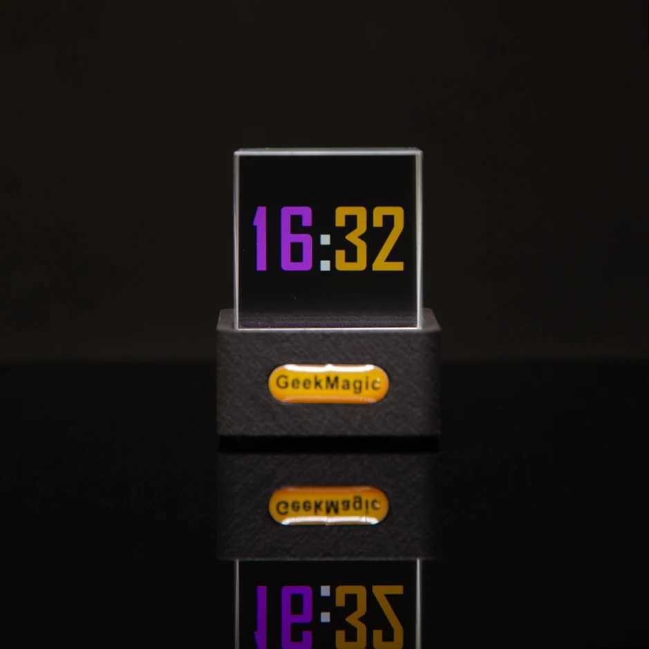 GeekMagic Mini Crystal Display Weather Forecast Gadget with WiFi Desktop Clock StationTransparent Small TV for Game Decoration M251205 - view 5