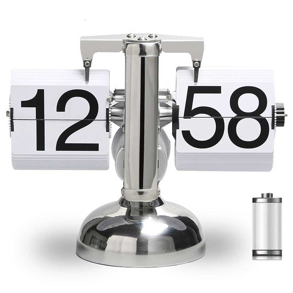 A Flipping Clock with Page Turning Automatically for Modern Home DecorationFull of Sense of TechnologyBattery Included as Gift M251205 - view 4