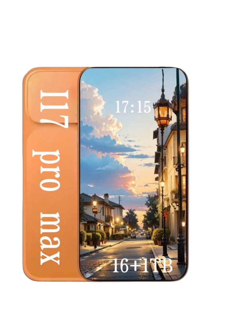 i17 Pro Max 7.3-inch 5G smartphone, phone display i17 i16 pro max 16GB 1TB camera with facial recognition Android smartphone US warehouse cellphone