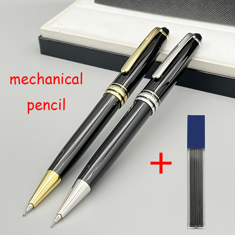 Mont Luxury pen mechanical pencil Classic 163 Black Gold & silver clip