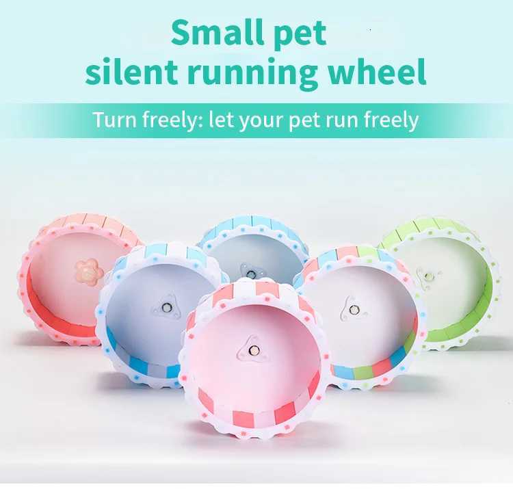 15cm Diameter Silent Exercise Cage Attachment Running Entertainment Wheel Hamster Toys Set M251205