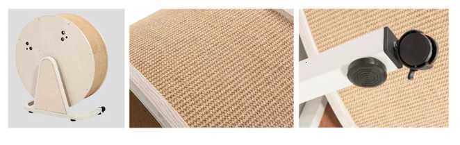 Cat Treadmill Running Wheel Roller Silent Climbing Rack Toy Pet Home Sports Cat Roller Fitness M251205