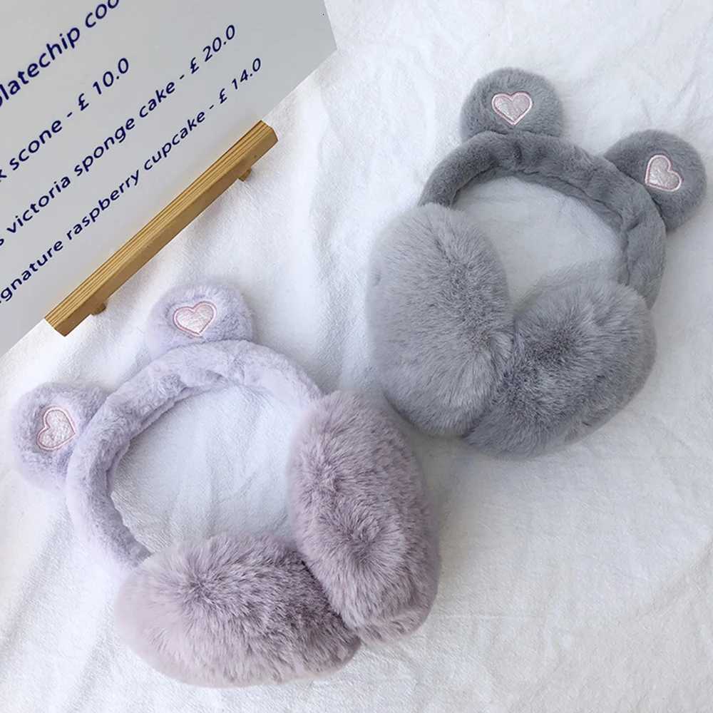 New Cute Cat Ear Warmers Glitter Ears Plush Earmuffs Winter Warm Women Ear Flap Lovely Girls Ear Muffs Cold Protection Ear CoverXJ251205 - view 3