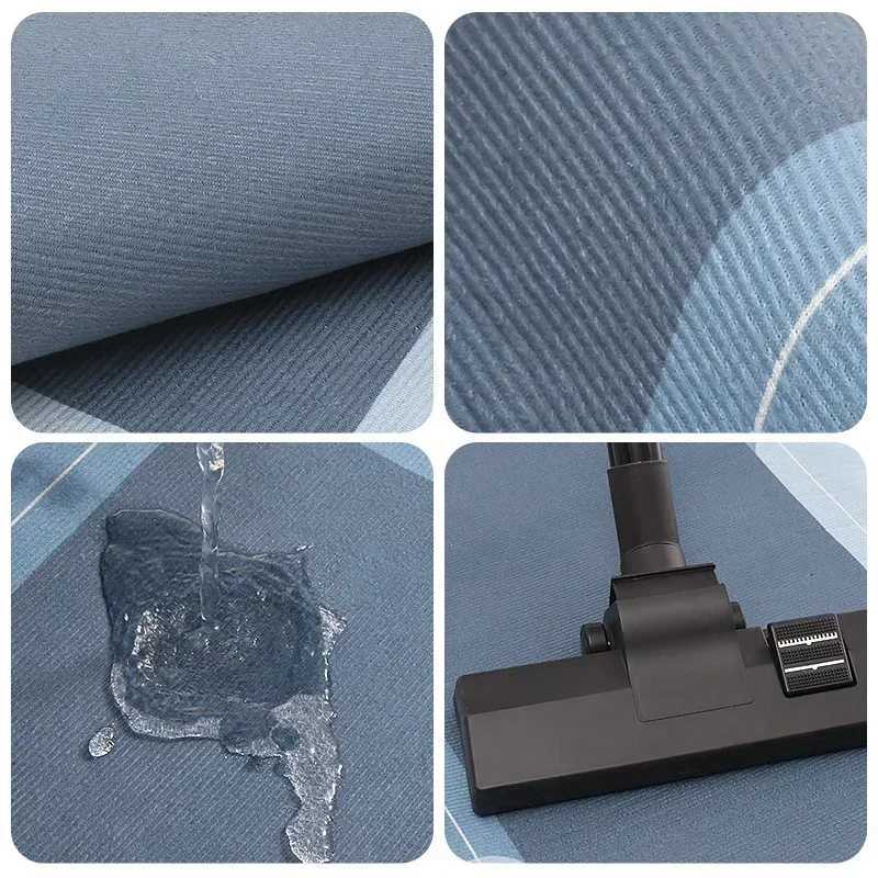 Mat for kitchen Flower Shape Rug Kitchen Drying Mat for dishes Absorbent Non-slip Door Mat Sink Carpet Coffee Mat H251205