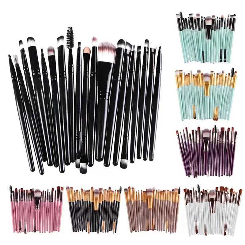 20pcs Eye Makeup Brushes Full Set of Eye Shadow Makeup Tools Popular Eyeliner BrushT251205