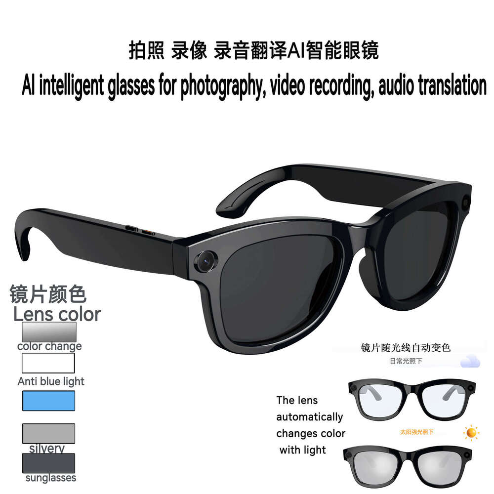 Famous Brand Million Pixel Smart M Pro Photo AI Translation Object Recognition Chatgpt Call Music Bluetooth Glasses