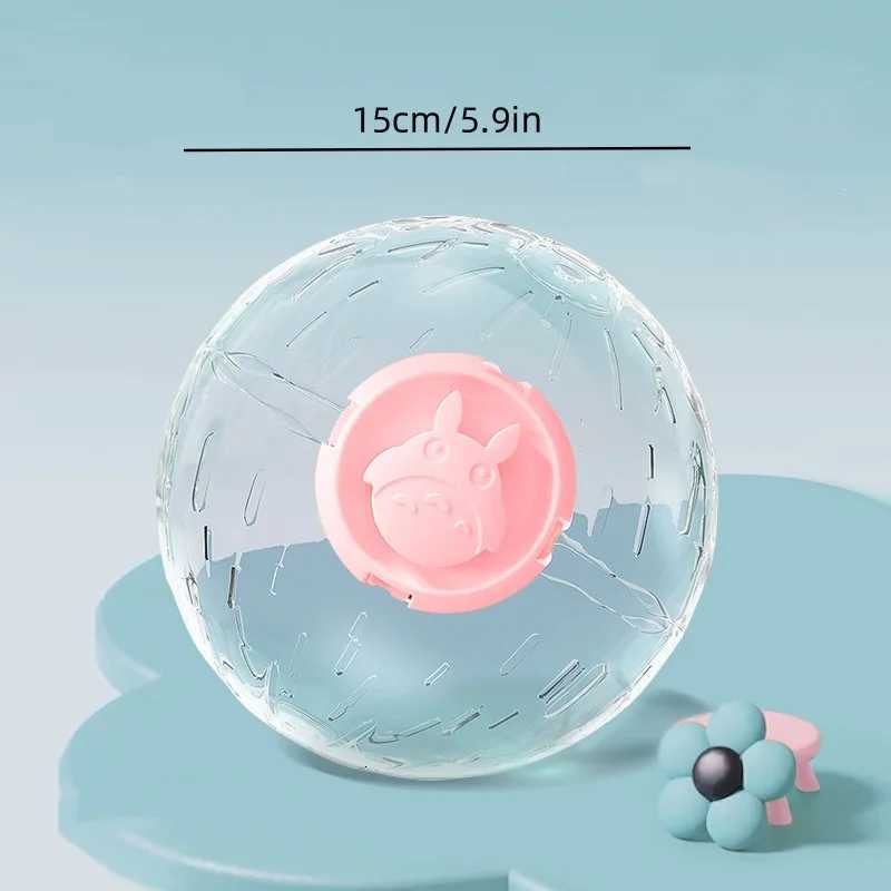 Hamster Exercise Ball- Safe Non-Slip Running for Hamsters Mice Small Pets Ventilated Design with Stable Base - Prevents Foot M251205