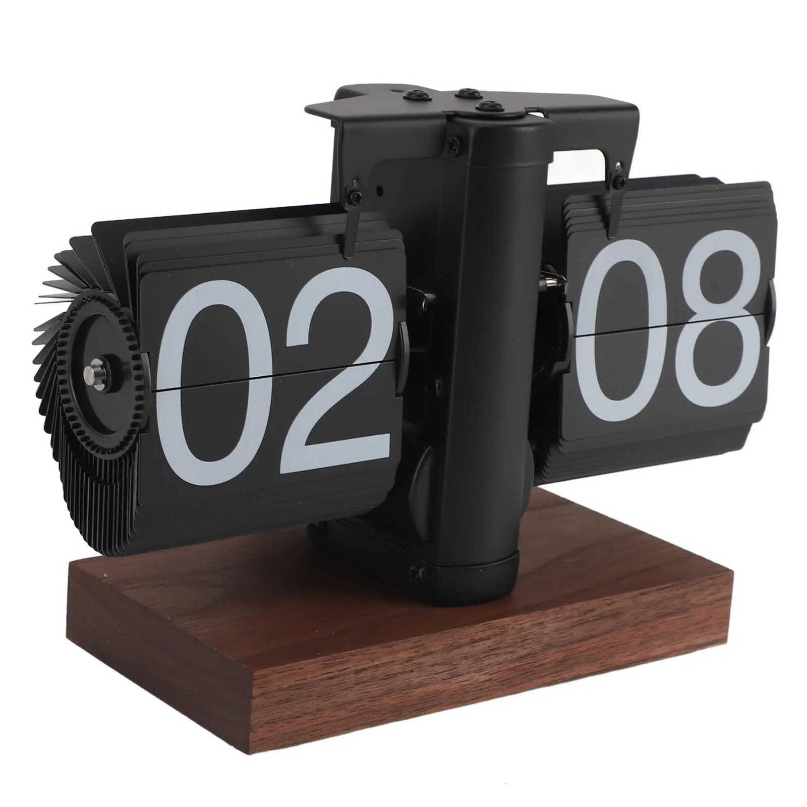 Auto Desk Clock Desk Clock Vintage Rotary Knob Adjustable Anti Slip Base Large Numbers 24 Hours for Living Room M251205 - view 5