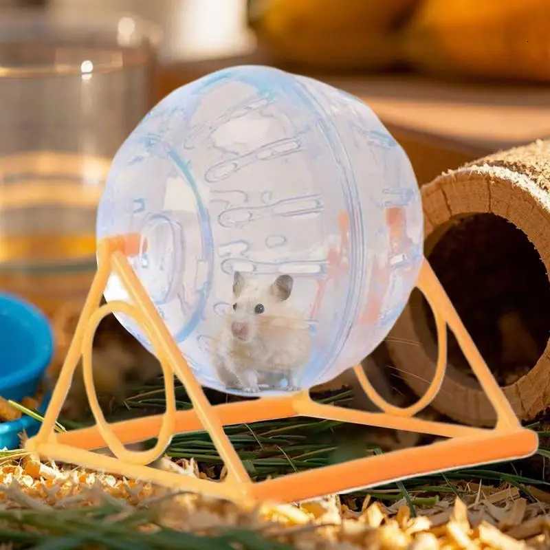 Hamster Wheel With Stand Clear Hamster Exercise Ball Funny Chinchilla Toys Cage Accessories For Reduce Boredom Increase Activity M251205