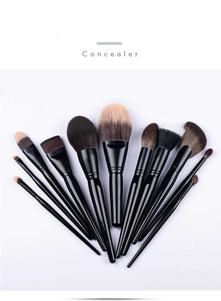 1pc Powder Contour Makeup brushes set Scott Make Up Brush Blush Highlight Crease Foundation Eyeshadow Eye Brow cosmetic toolsT251205