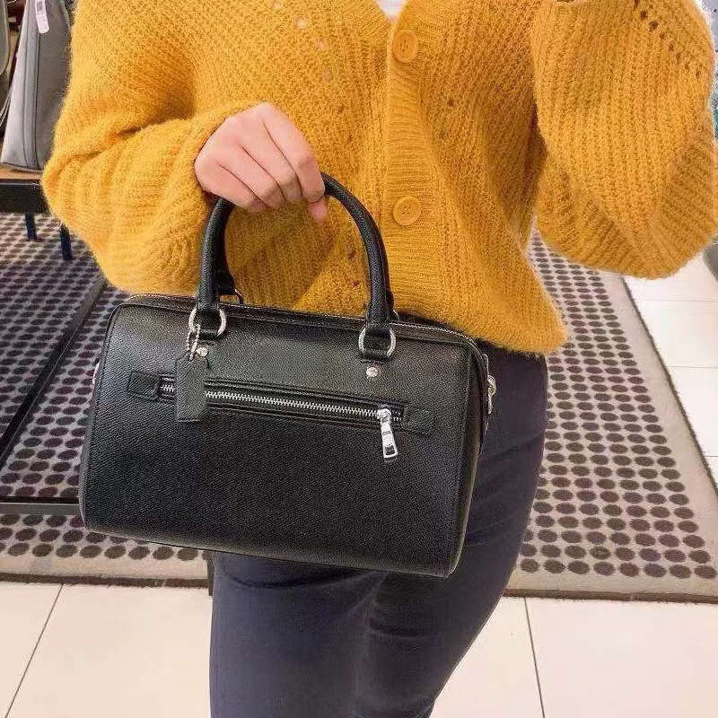 2026 New Fashion Versatile Textured Women's Large Capacity Boston Pillow Single Shoulder Bags Crossbody Bag Handbag