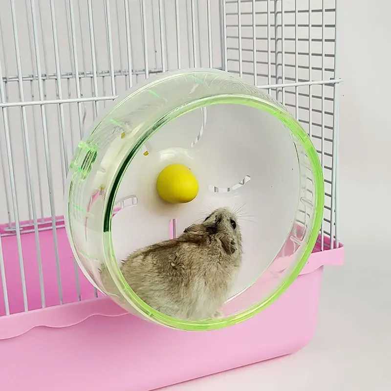 1PC 12-21cm Hamster Running Disc Toy Silent Small Pet Waterproof Cage Rotating Wheel Accessories Wear-resistant Hamster Sport M251205