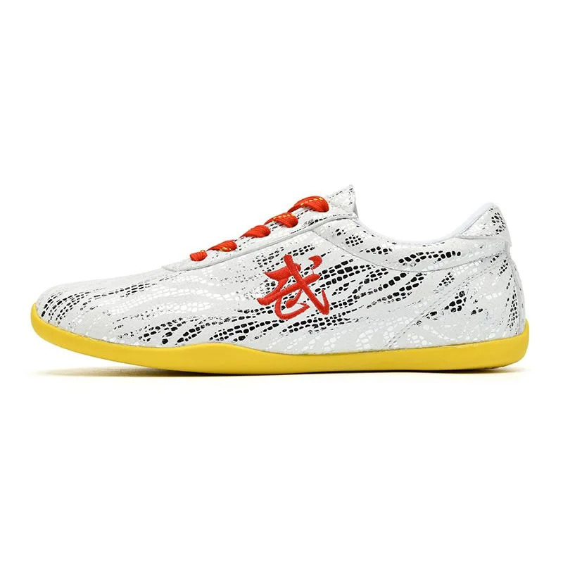 Genuine Leather Chinese Wushu Shoes Taolu Kungfu Practice Martial Arts Shoes Taichi Shoes for Men Women 251204